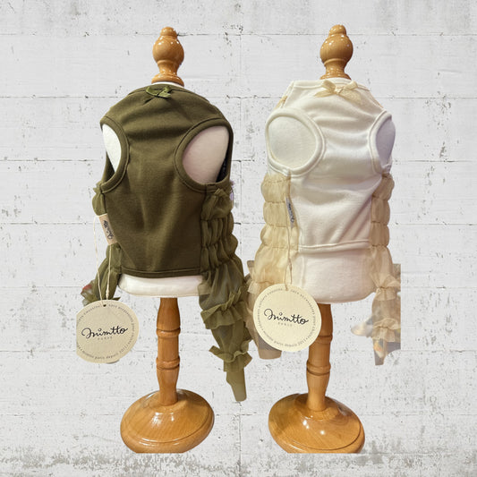 Layered tulle and jersey dress