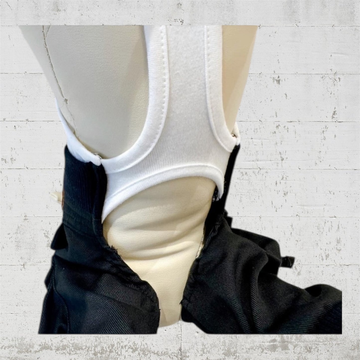 デニムローズ ワッペンカーゴパンツ