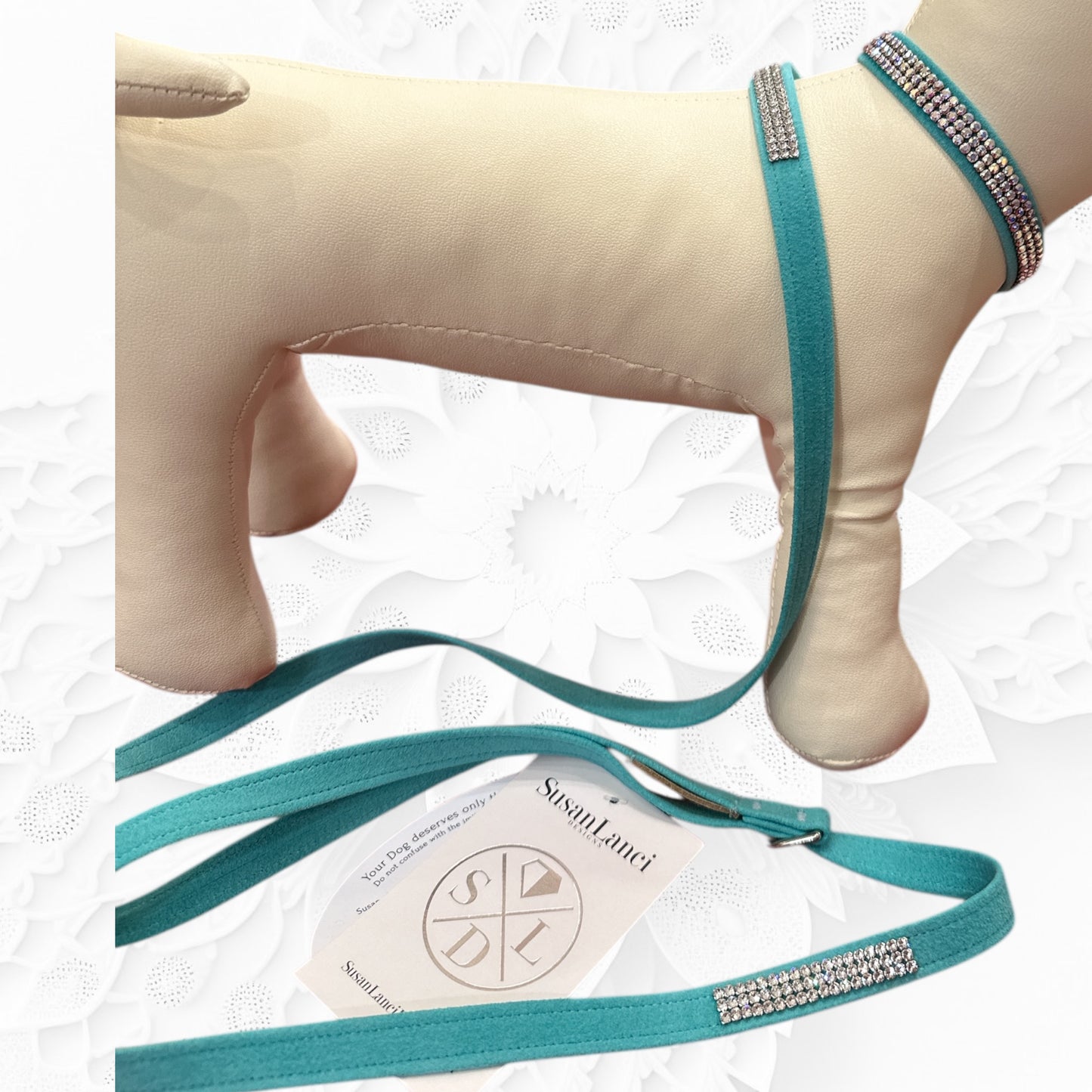 SusanLanci スワロクリスタル首輪 クリア