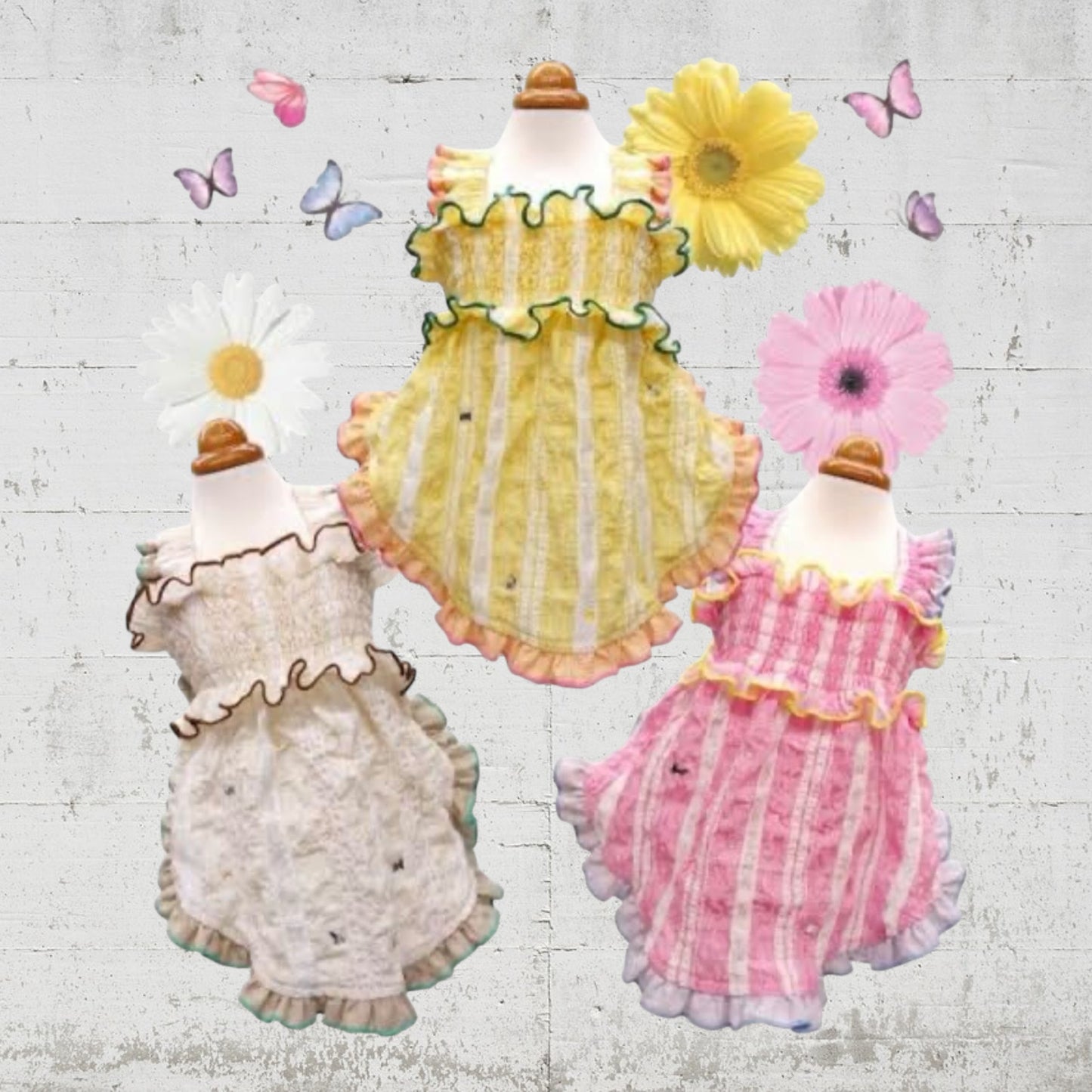 アウトレットセール！！！ガーリーチェックドワンピ