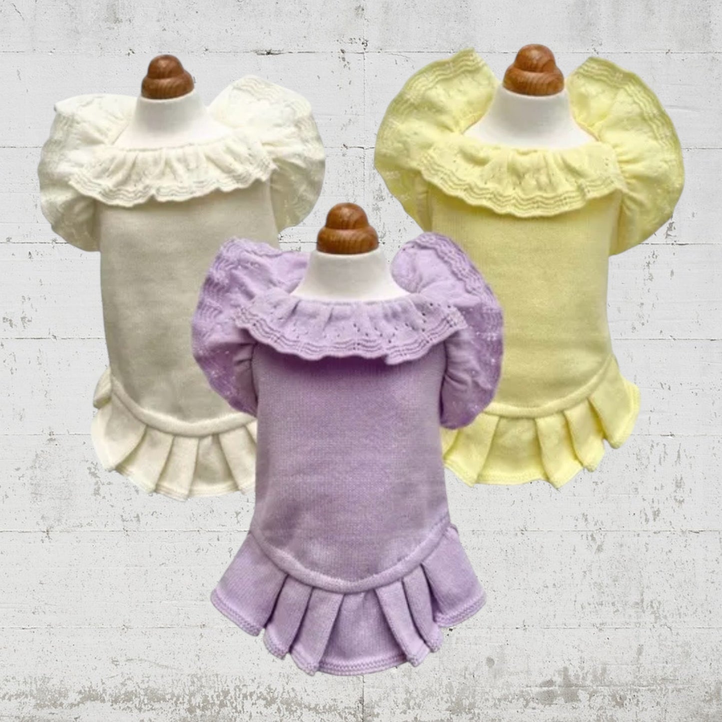 オーガニックコットン スカラップワンピース