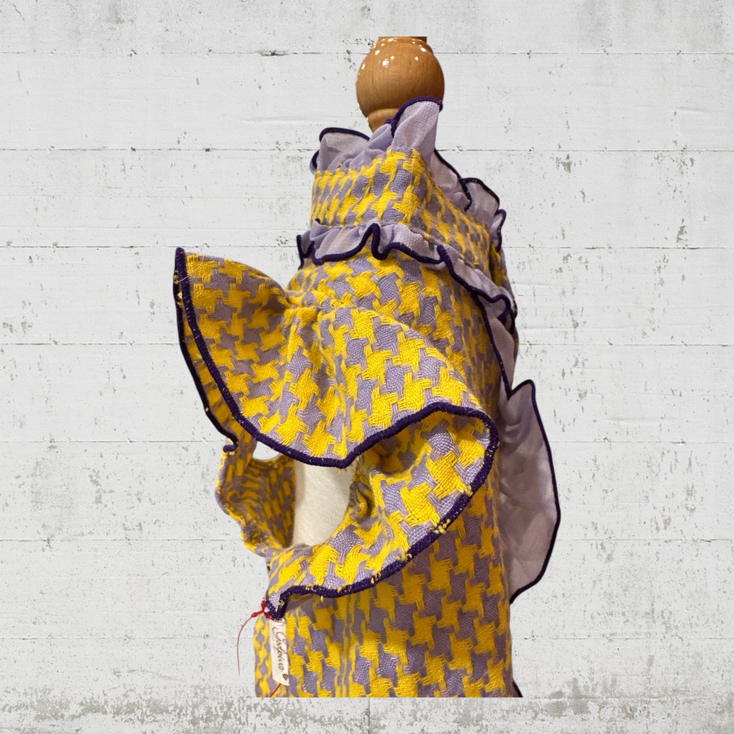 アウトレットセール！！！Hound Tooth フリルブラウス