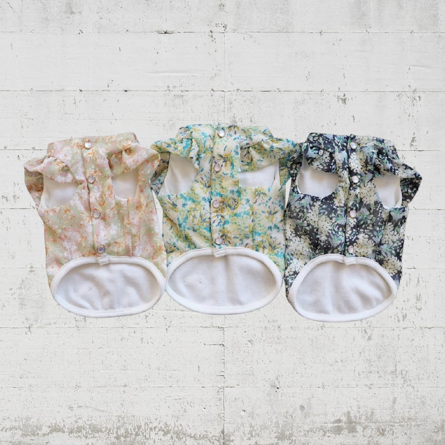 フラワーシフォンTシャツ