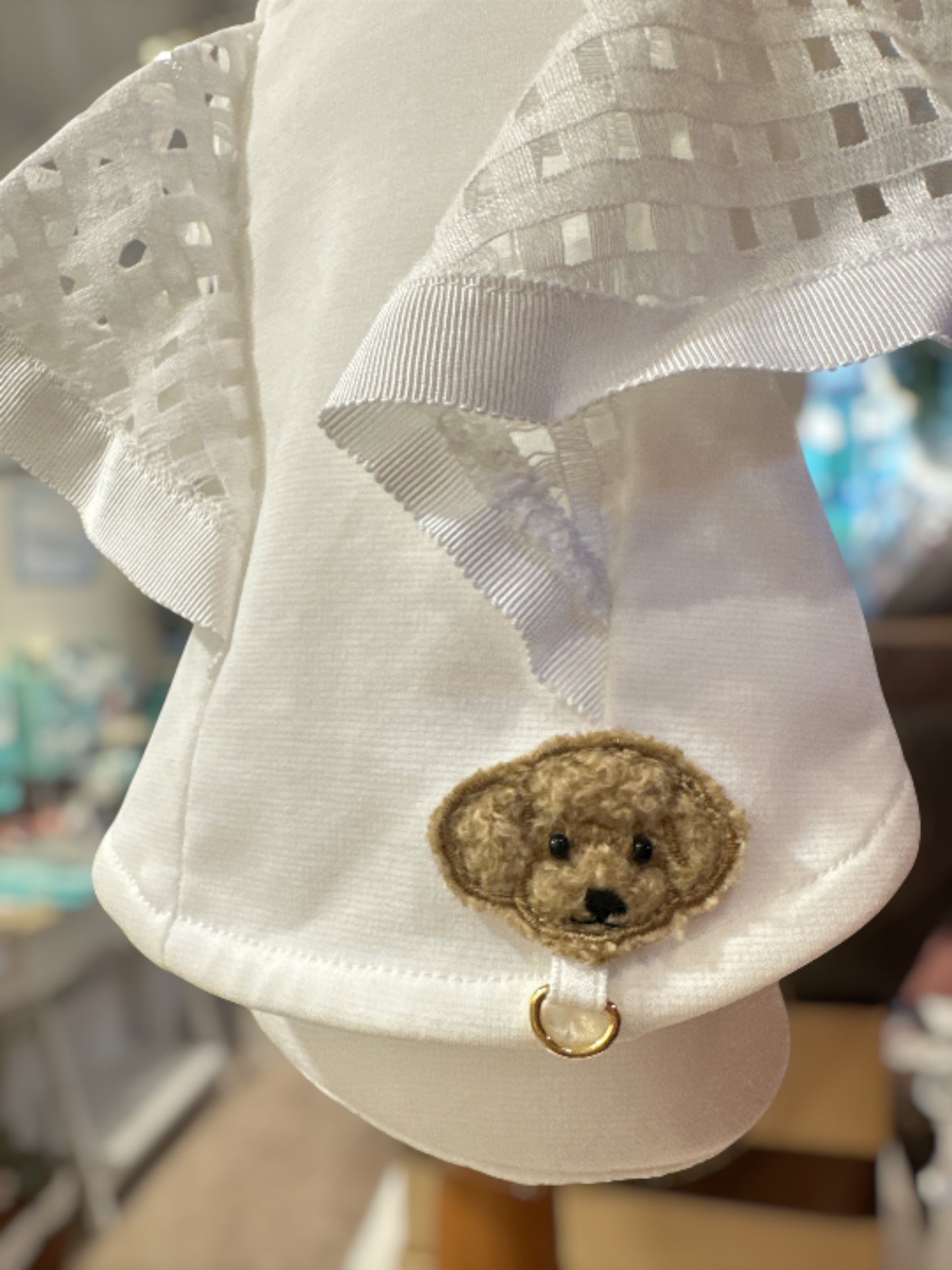 クールレースフリルノースリーブ