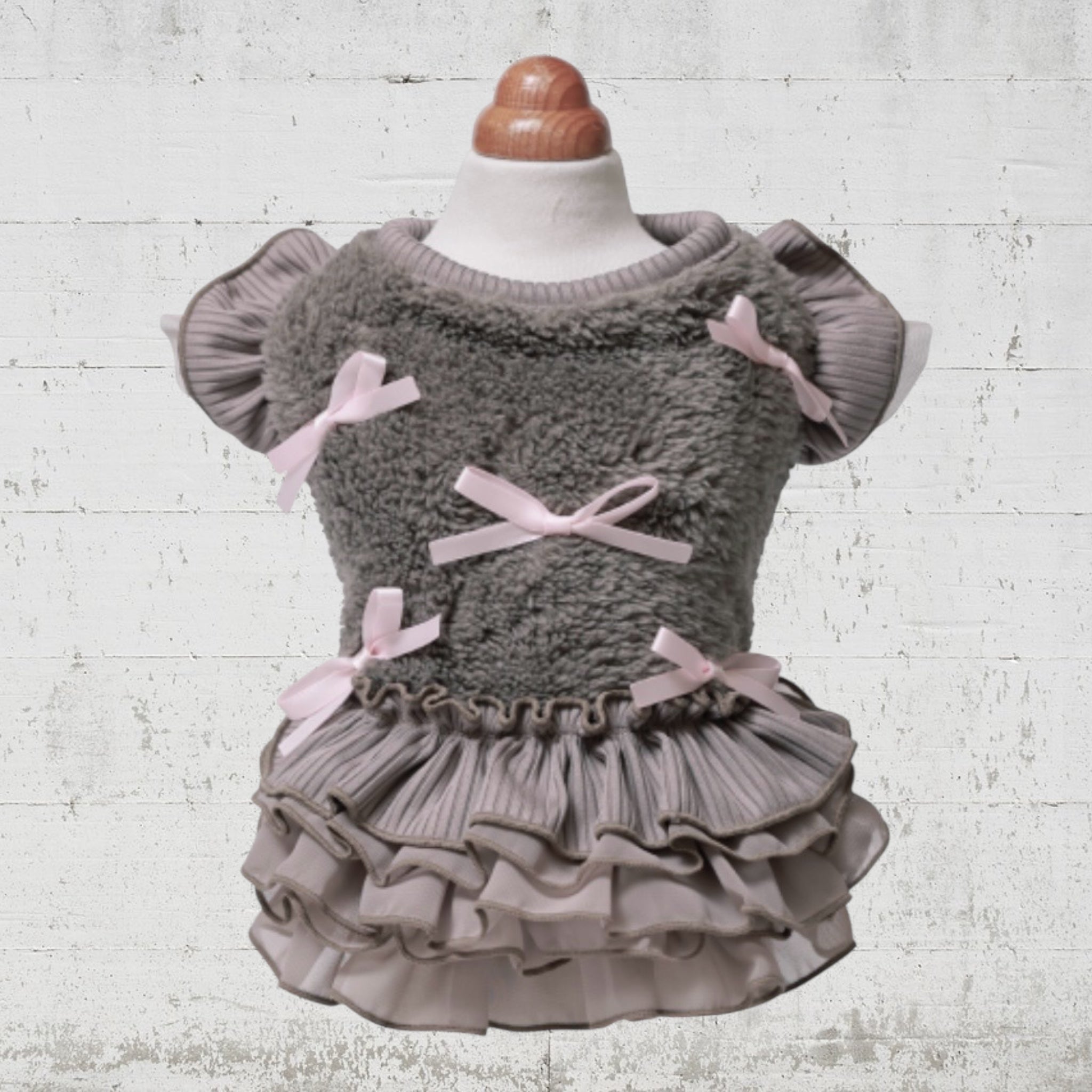 限定セール ピコネ×godpiva あったかテラボアワンピース&バレッタ　S GODPIVA】あったかテラボアワンピース【2024ver.】 - ドッググッズ
