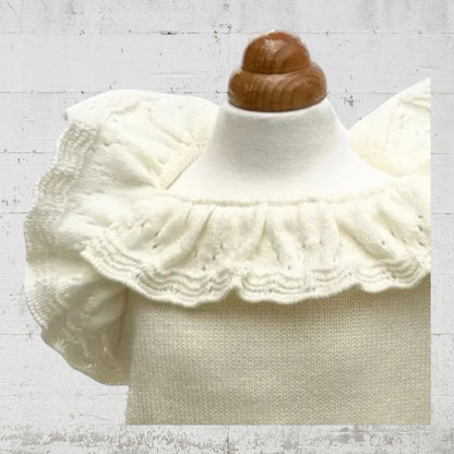 オーガニックコットン スカラップワンピース