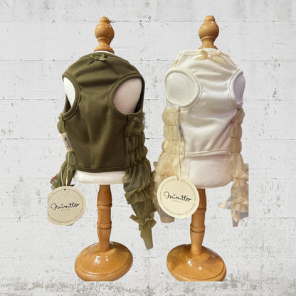 Layered tulle and jersey dress