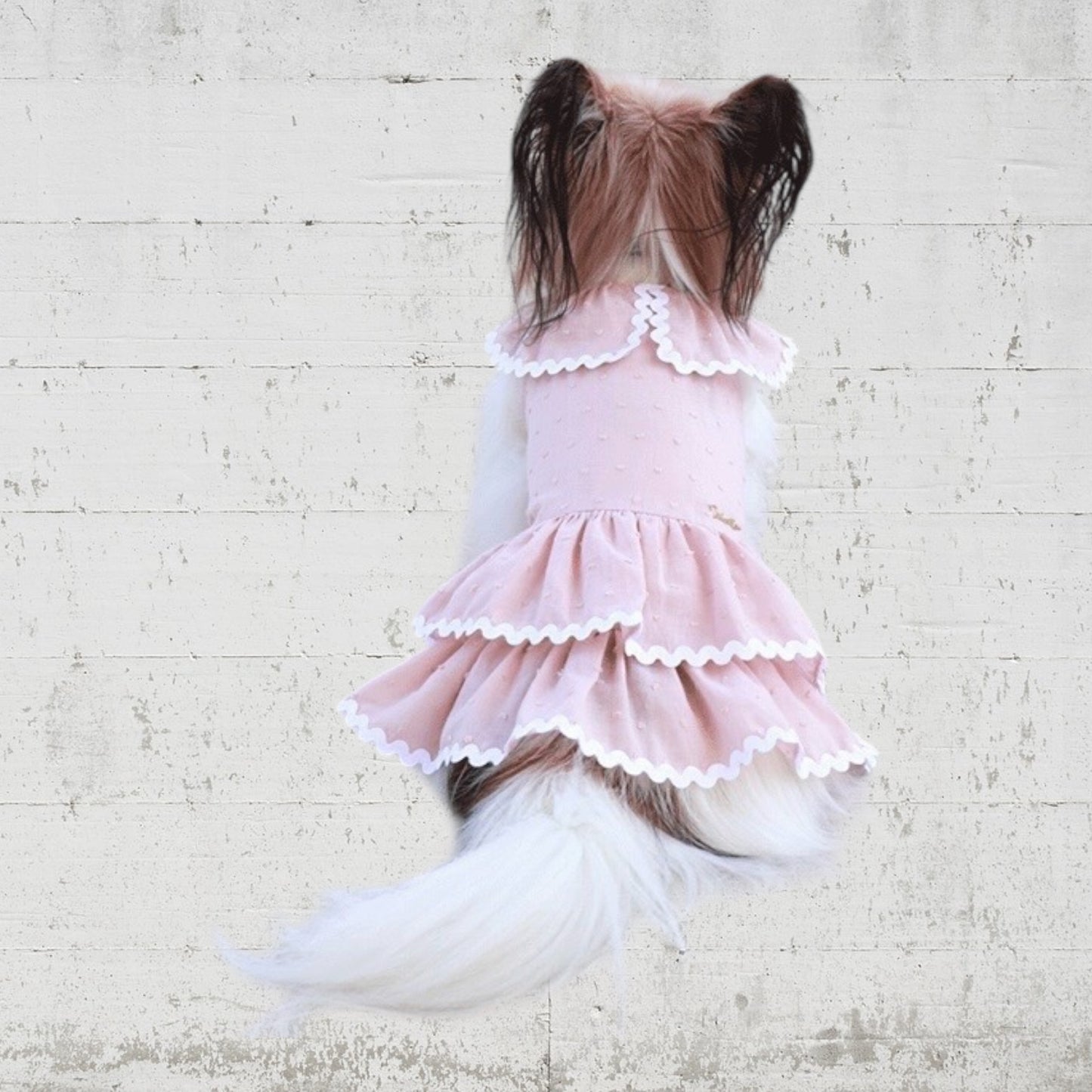 パステルポルカボットドレス