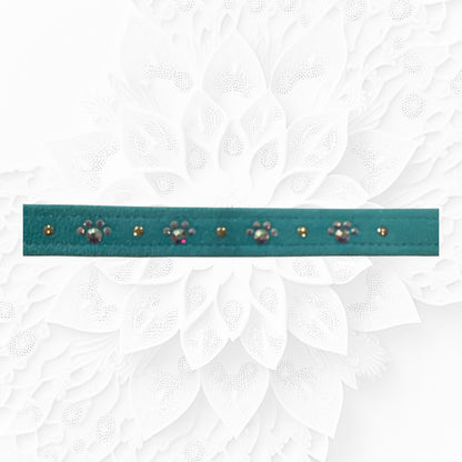 SusanLanci　スワロクリスタル首輪　肉球