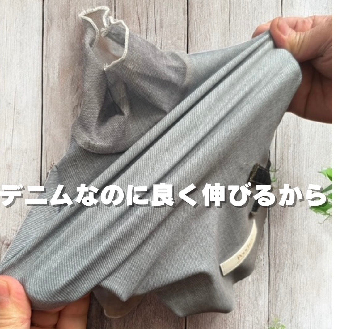 プーチーズ　デニムレース　ブーツカット
