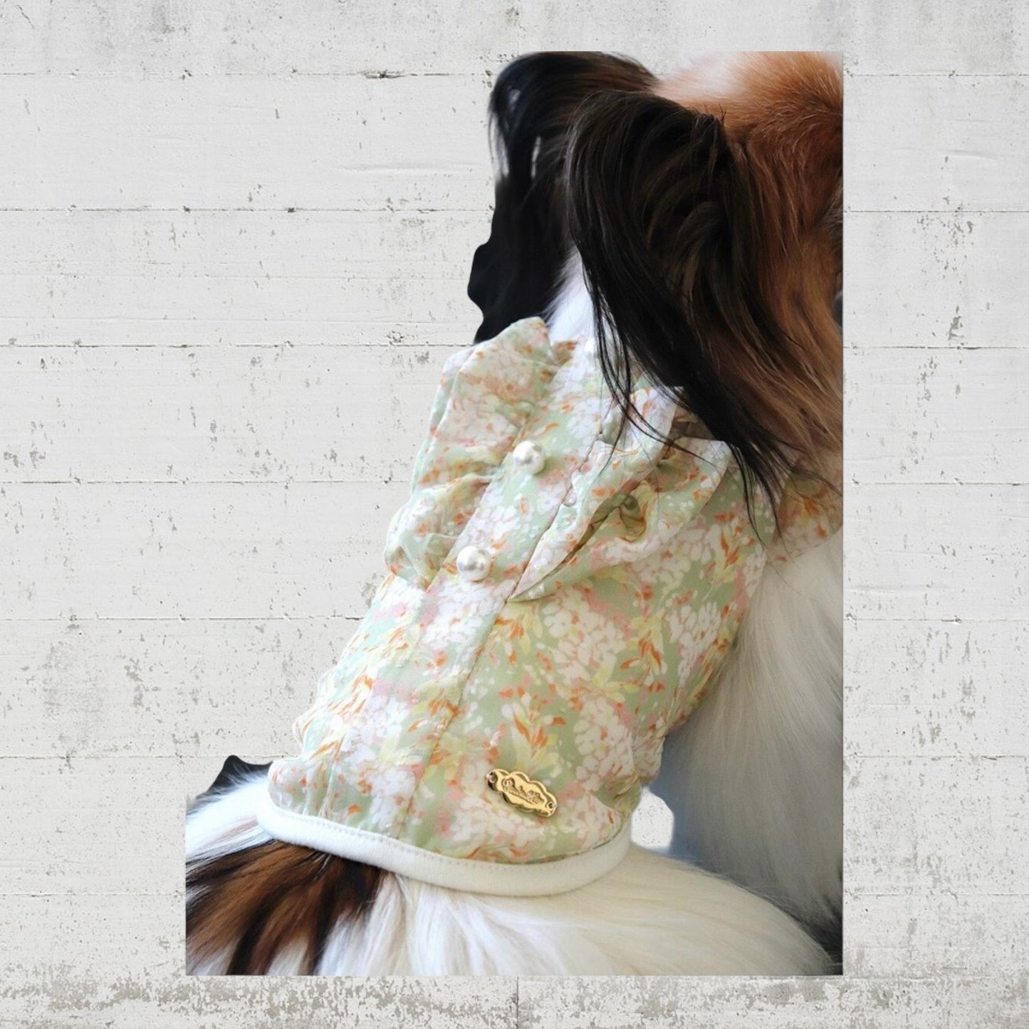 フラワーシフォンTシャツ