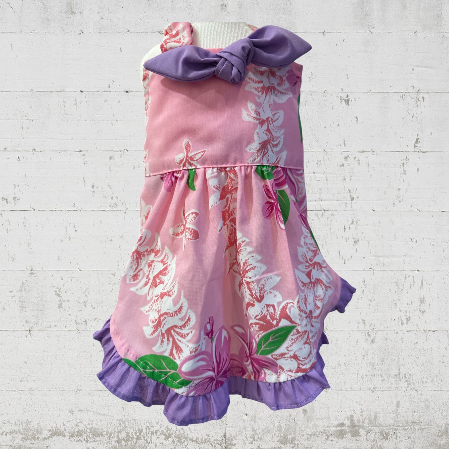 アロハドレス ピンクプルメリア