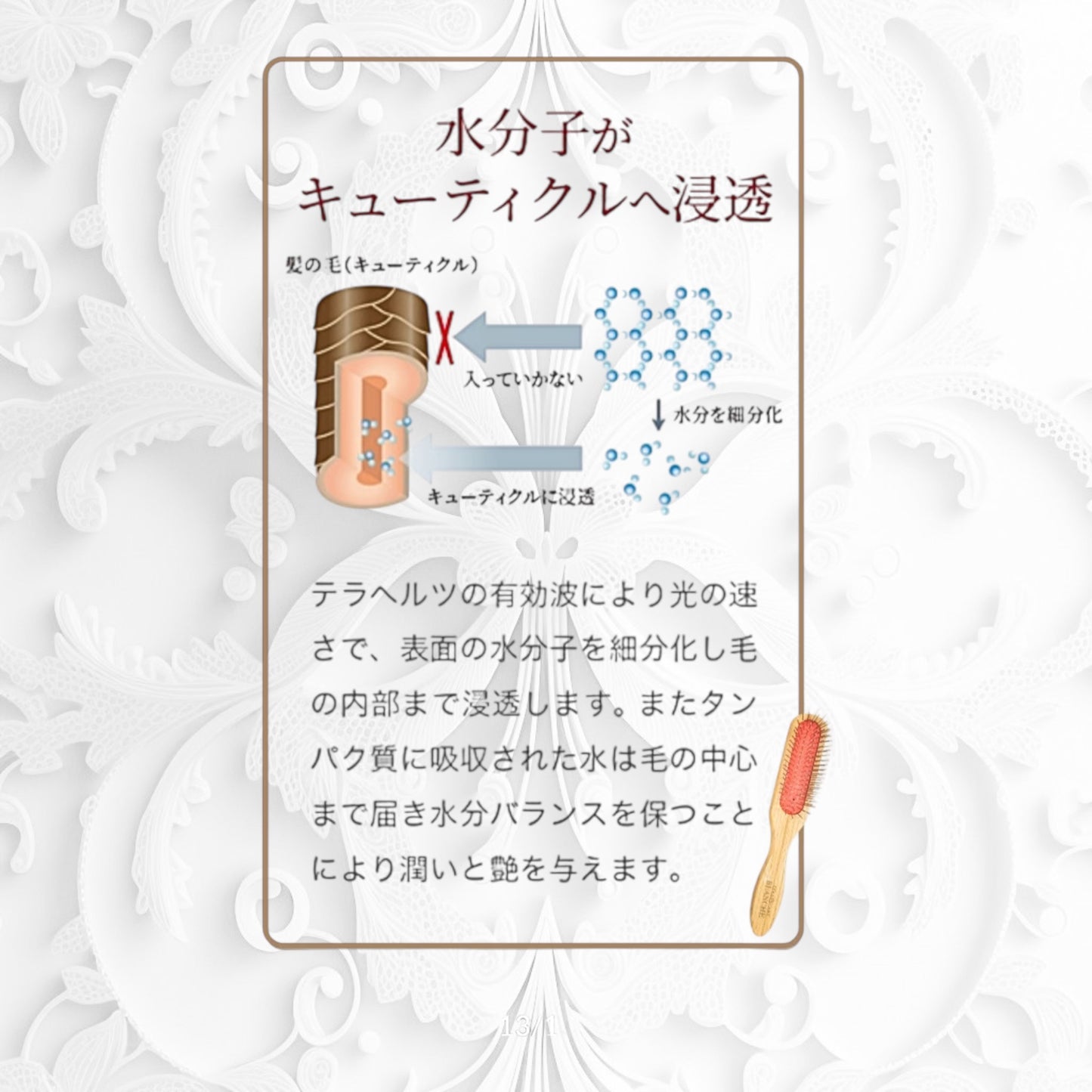 ハイパーテラヘルツ波転写ブラシ