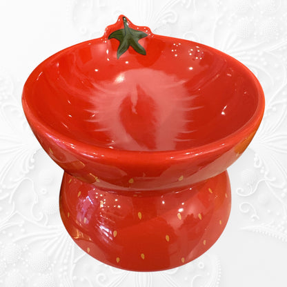 陶器製脚付フードボウル　フルーツ