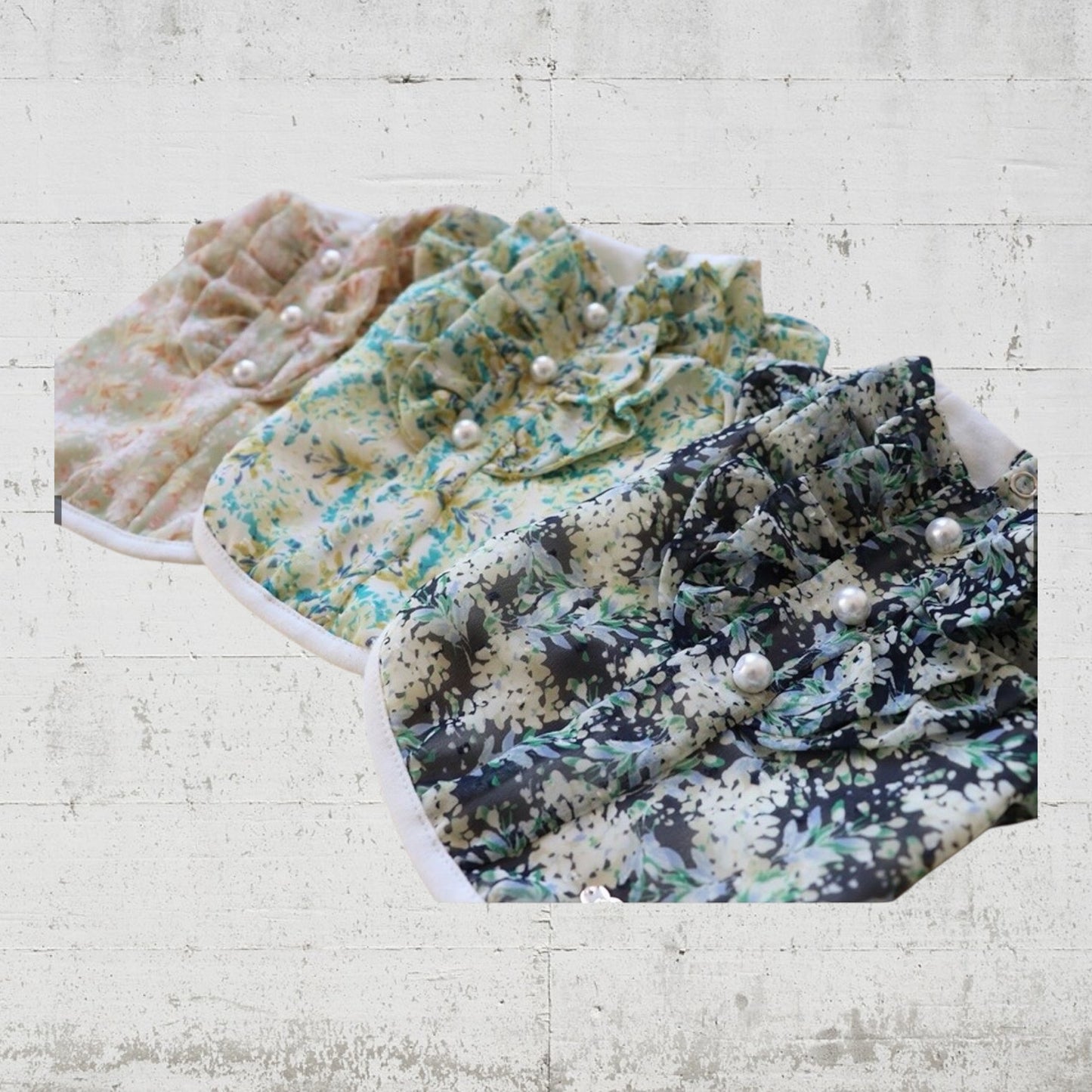 フラワーシフォンTシャツ