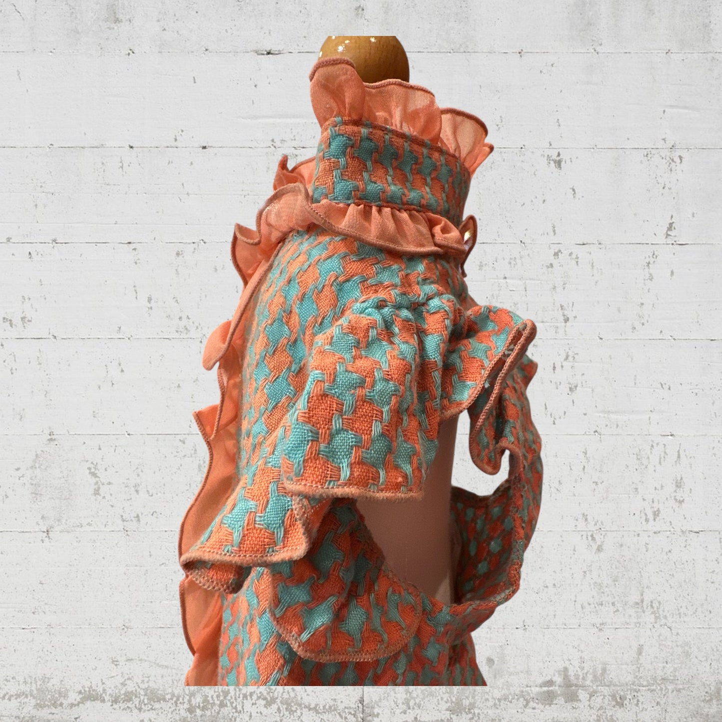 アウトレットセール！！！Hound Tooth フリルブラウス