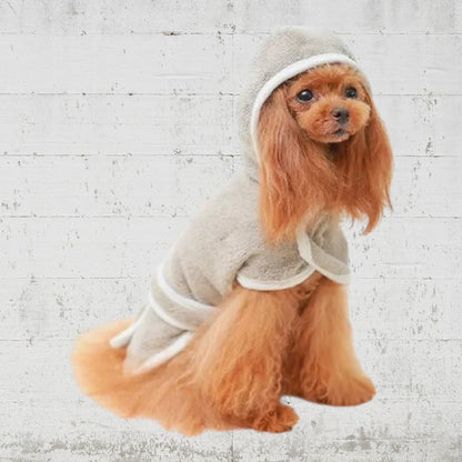 ワンちゃん思いのバスロープ