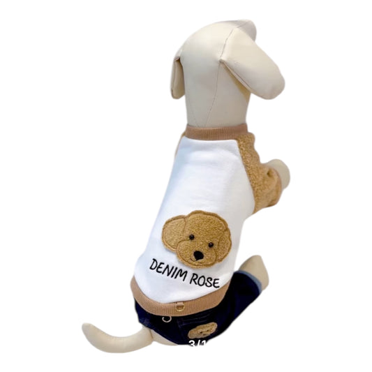 デニムローズ　ビックワッベンボアトレーナー