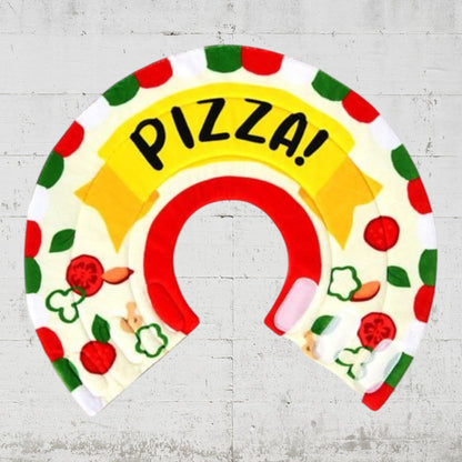 ピザ柄ペリーブカラー