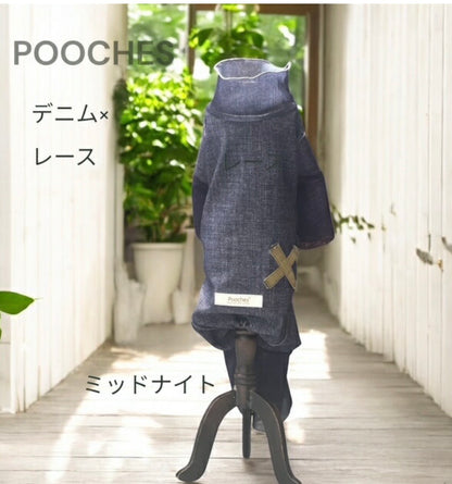 プーチーズ　デニムレース　ブーツカット