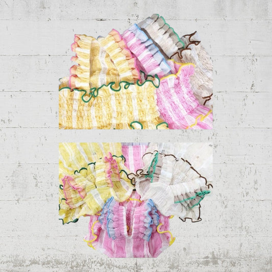 アウトレットセール！！！ガーリーチェックドワンピ