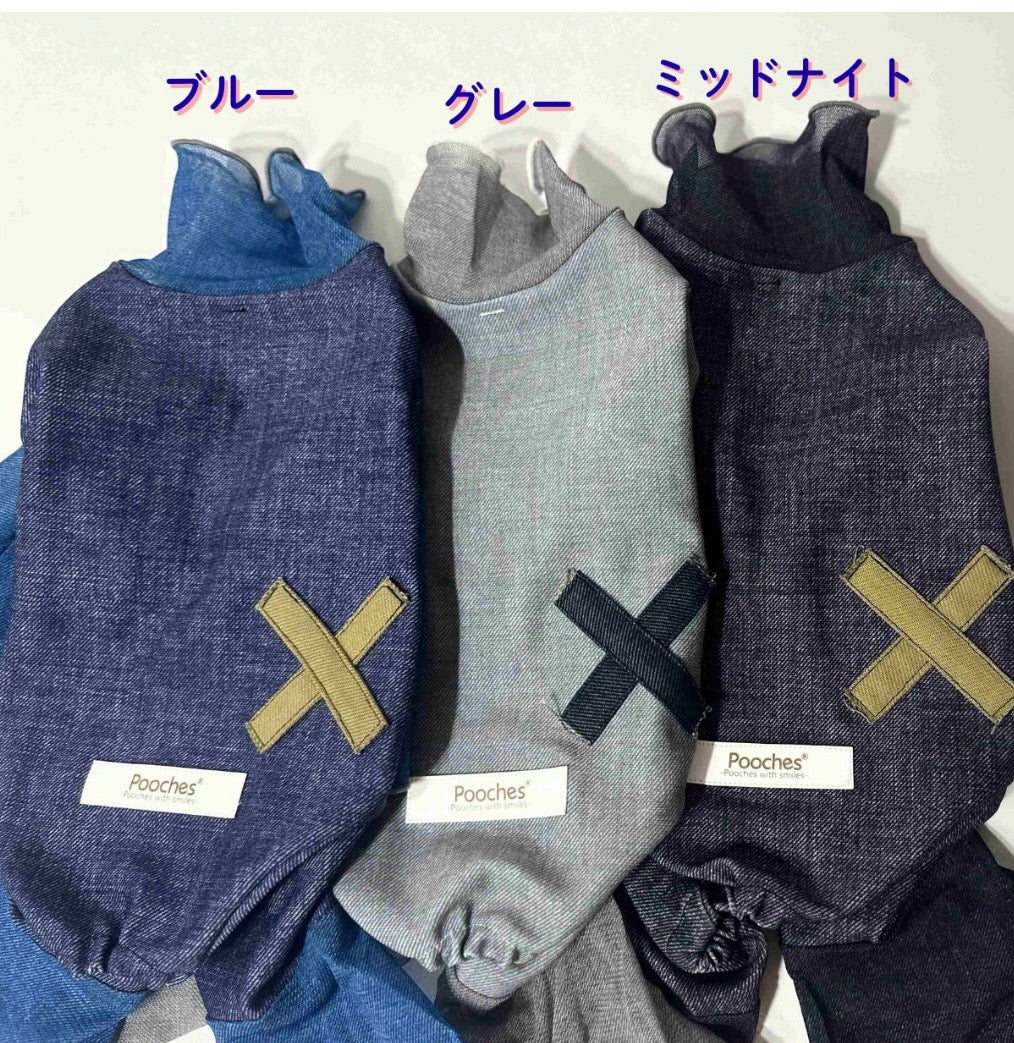 プーチーズ　デニムレース　ブーツカット