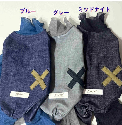 プーチーズ　デニムレース　ブーツカット