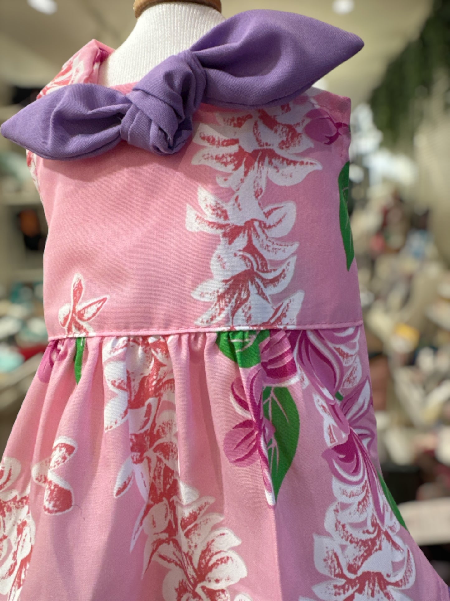 アロハドレス ピンクプルメリア