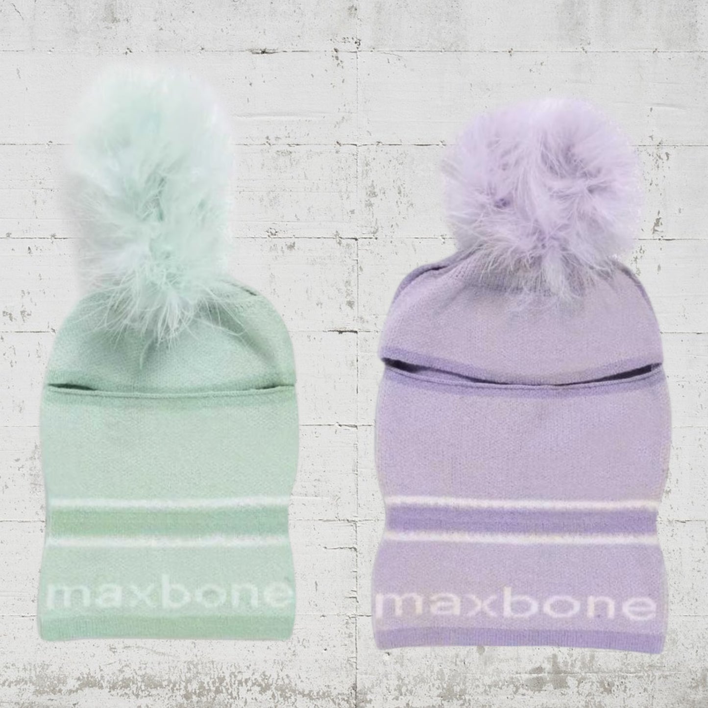 maxboneポンポンニット帽