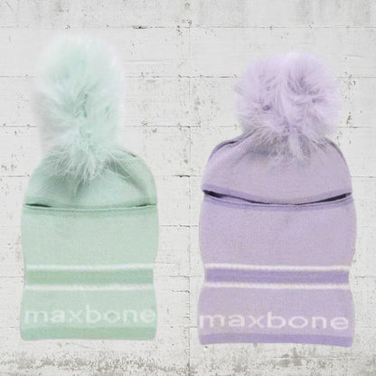 maxboneポンポンニット帽