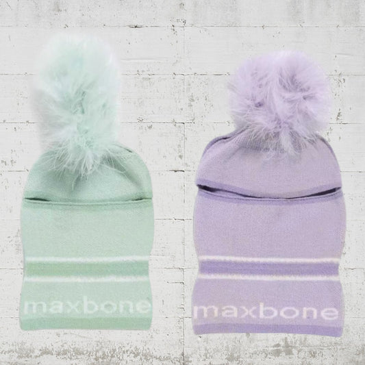 maxboneポンポンニット帽